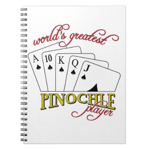 Pinochle-Spieler Notizblock