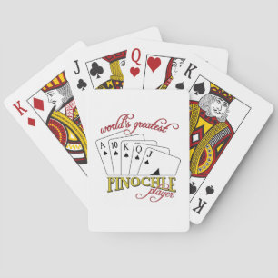 Pinochle-Spieler Spielkarten