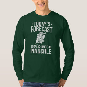 Pinochle Spielregeln Karten Doppel-Deck Punkte T-Shirt