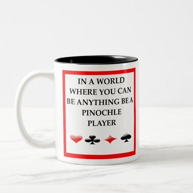 PINOCHLE ZWEIFARBIGE TASSE (Links)
