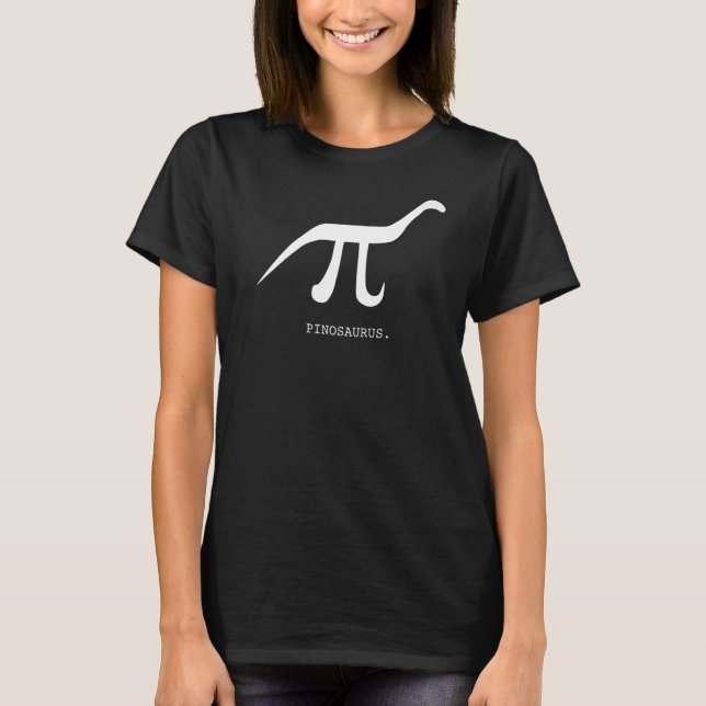 Pinosaurier Pi + Dinosaurier Math 6 T-Shirt (Vorderseite)