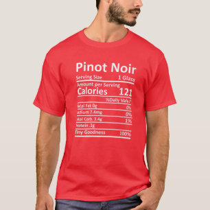 Pinot Noir Nutrition Erntedank Costume Food Fac T-Shirt