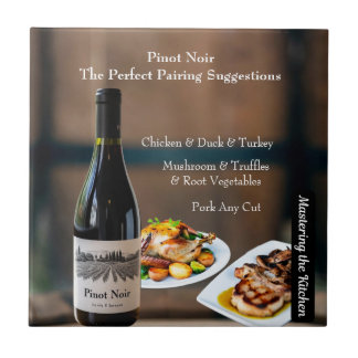 Pinot Noir Weinbegleitung / Meisterung der Küche Fliese