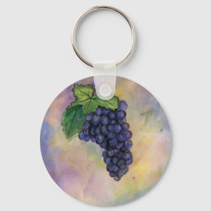 Pinot Noir Weintrauben Schlüsselanhänger