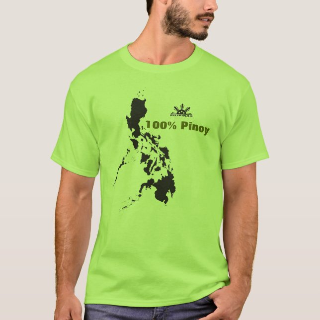 Pinoy 100% T-Shirt (Vorderseite)