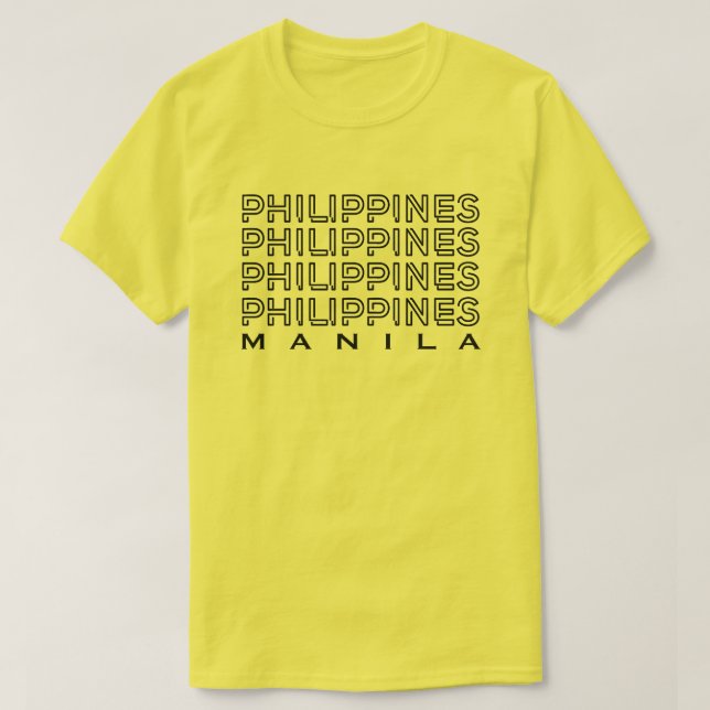 Pinoy Designs "Philippines Pattern" T - Shirt (Design vorne)