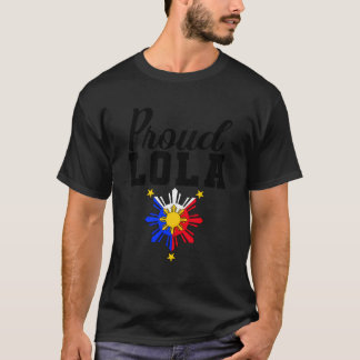Pinoy Filipina Philippine Proud Lola - Schwarze Le T-Shirt