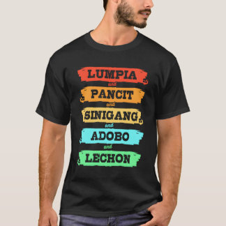 Pinoy Philippinen Merchandise Filipino Essen Mädch T-Shirt