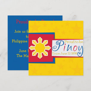 Pinoy philippinischer Unabhängigkeitstag Einladung