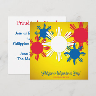 Pinoy philippinischer Unabhängigkeitstag Einladung