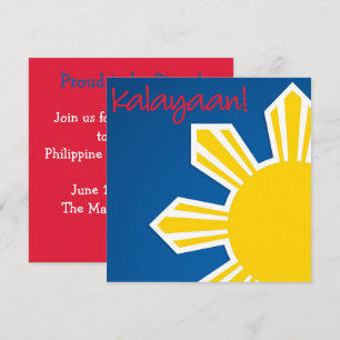 Pinoy philippinischer Unabhängigkeitstag Einladung