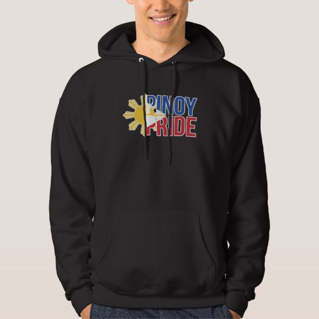 Pinoy Pride Filipino Pinay Philipines Hoodie (Vorderseite)