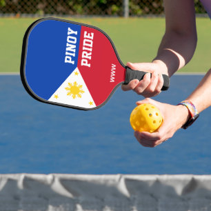 PINOY-STOLZ Monogramm Philippinen Filipino-Flagge Pickleball Schläger