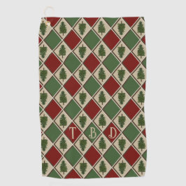 Pins et serviette de golf Arlequin