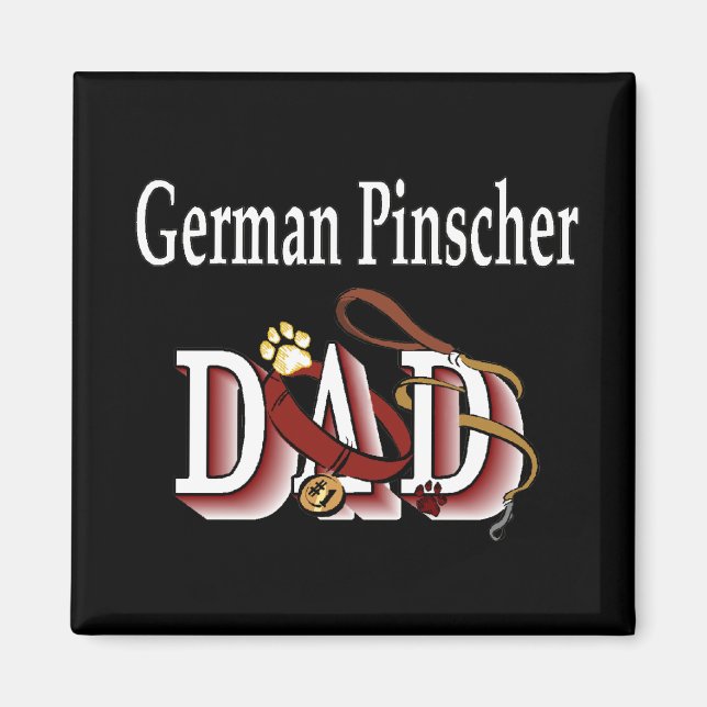 Pinscher dad Magnet (Vorne)