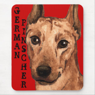 Pinscher Farbblock Mousepad