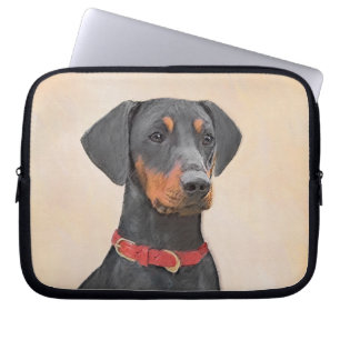 Pinscher Malerei Original Tierart Laptopschutzhülle