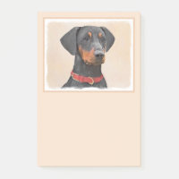 Pinscher Malerei Original Tierart