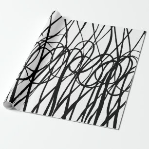 Pinsel abstraktes Muster. Grunge Textur. Hintergru Geschenkpapier