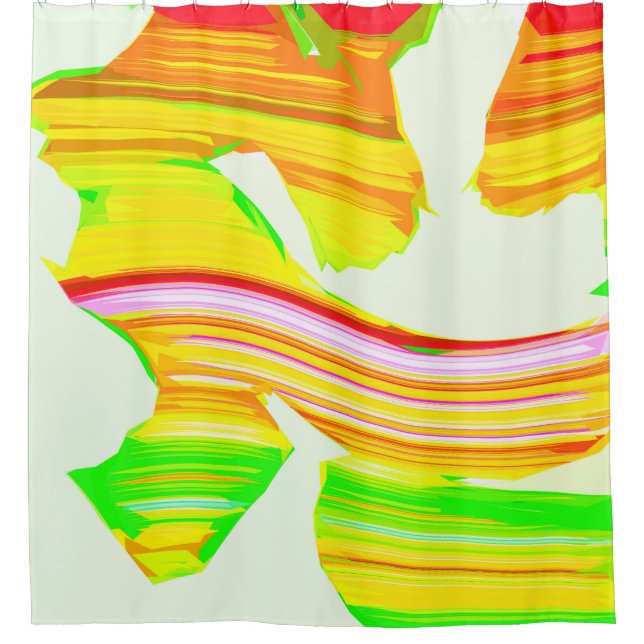 Pinsel Duschvorhang (Vorderseite)