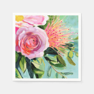 Pinsel Floral I Serviette