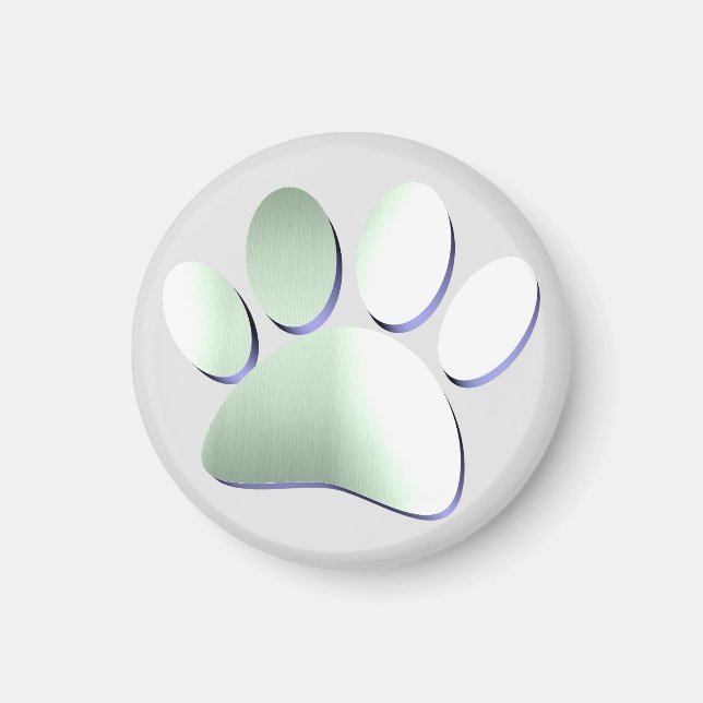 Pinsel für Hunde aus gebürstetem Metall Magnet (Vorne)