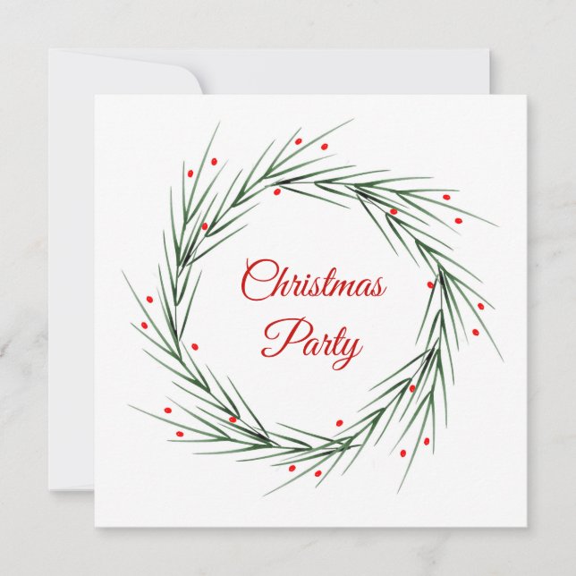 Pinsel für Wasserfarben und Brötchen Einladung (Vorderseite)