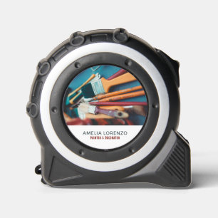 Pinsel, Maler und Dekorator Maßband