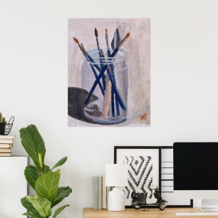 Pinsel Poster
