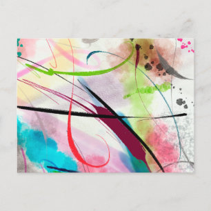 Pinsel Postkarte