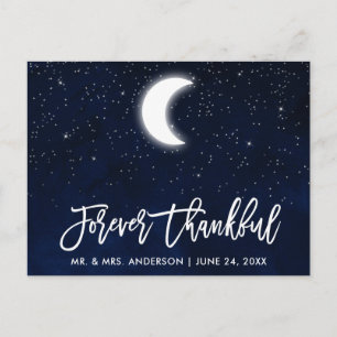 Pinsel Schrift Himmelhochzeit Für Immer Dankbar Postkarte