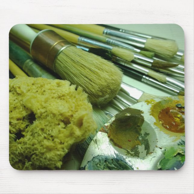 Pinsel und Pinsel Mousepad (Vorne)