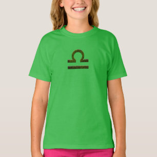 Pinselfarbe Libra Zodiac Astrologisches Zeichen T-Shirt
