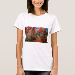 Pinselforst Herbstflammflammgeschenke T-Shirt