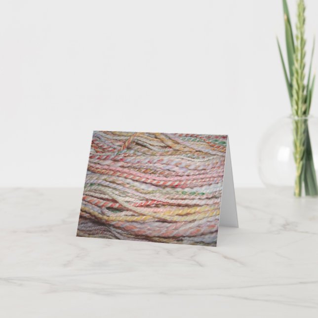 Pinselgarn Karte (Vorderseite)