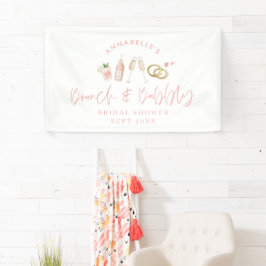 Pinselgurt und Brautparty Banner