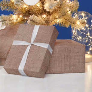 Pinselige Imitate Wäsche (Leinenlook) Geschenkpapier