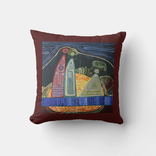 Pinselkissen Kissen (Vorderseite)