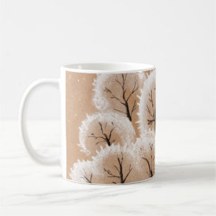 Pinselmalerei. Künstlerische Leinwand. Ölkunst. Kaffeetasse