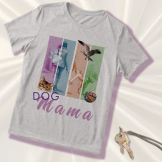 Pinselpaneele Dog Mama Trendy Tri-Blend Shirt