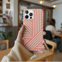 Pinselpinke geometrische Muster Feminine Girly Str