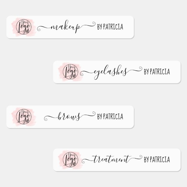 Pinselpinsel-Logo für Pinselstrich Etiketten (Gruppe)