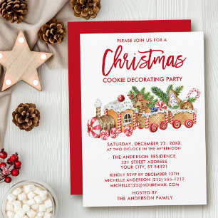 Pinselschrift Weihnachtskochtopf Dekorieren Party Einladung