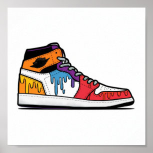 Pinselschuh Poster