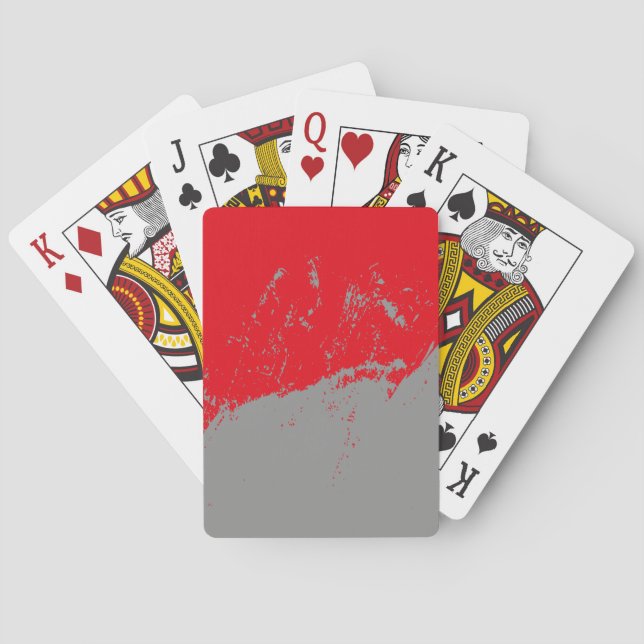 Pinselstrich 12 spielkarten (Rückseite)
