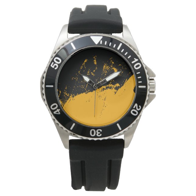 Pinselstrich 3 armbanduhr (Vorderseite)