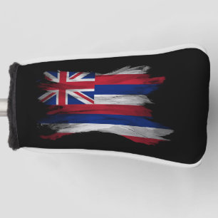 Pinselstrich auf Hawaii, Hawaii-Flagge Golf Headcover