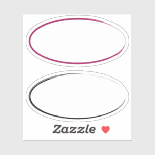 Pinselstrich Aufkleber