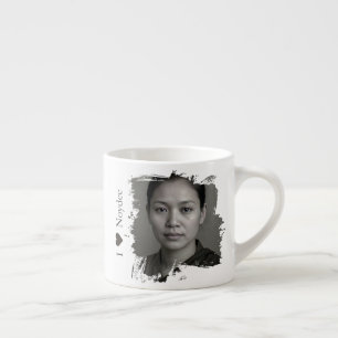 Pinselstrich-Design für Ihr Bild und Ihren Text Espressotasse