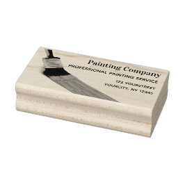 Pinselstrich Gummistempel